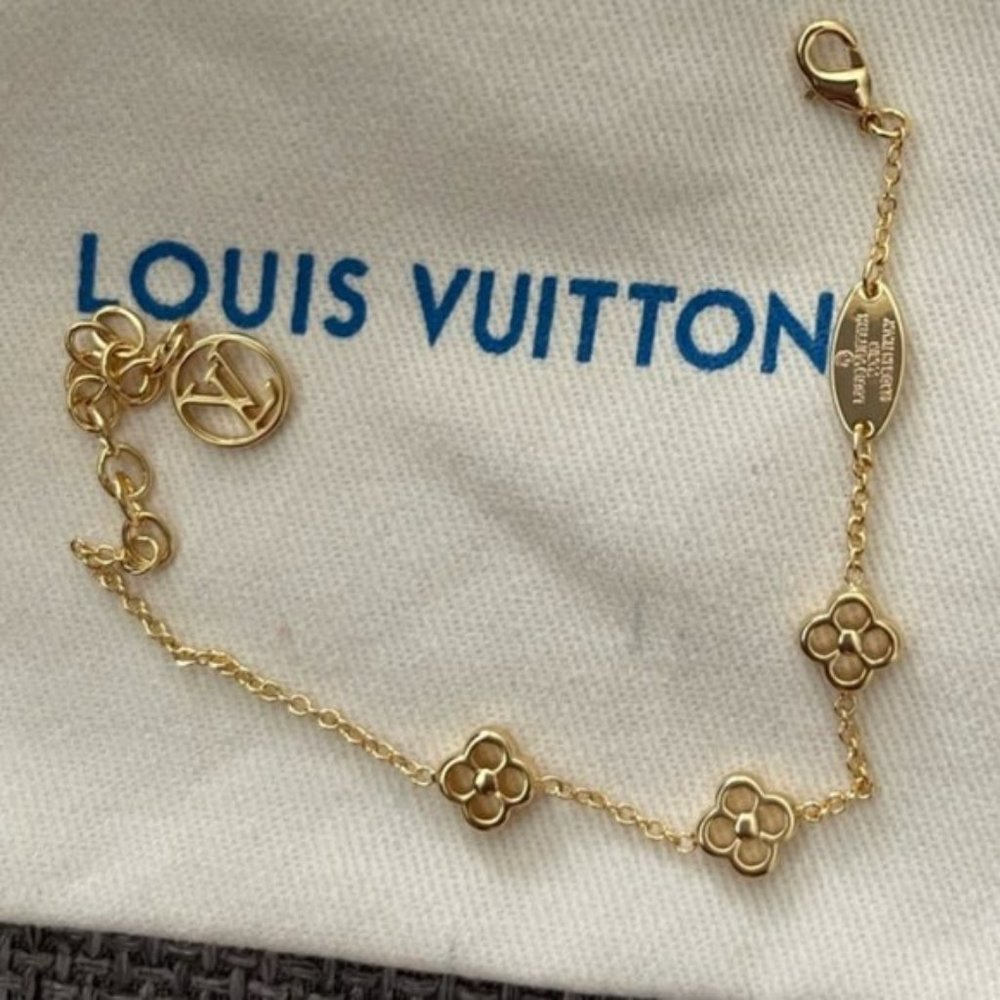 Authentic Louis Vuitton Flower Bracelet - Picture 5 of 9